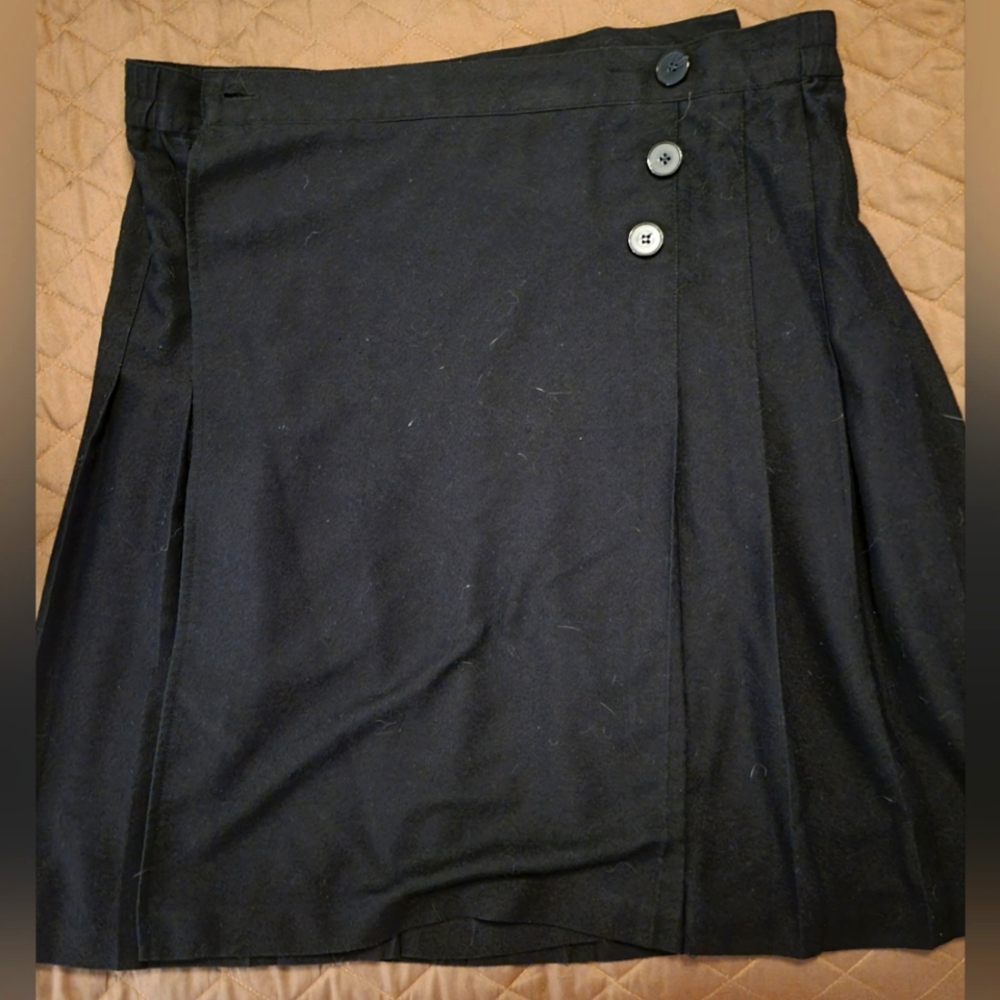 Black Pleated Skirt